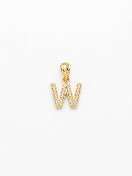 18K Gold Initial Letter Pendant