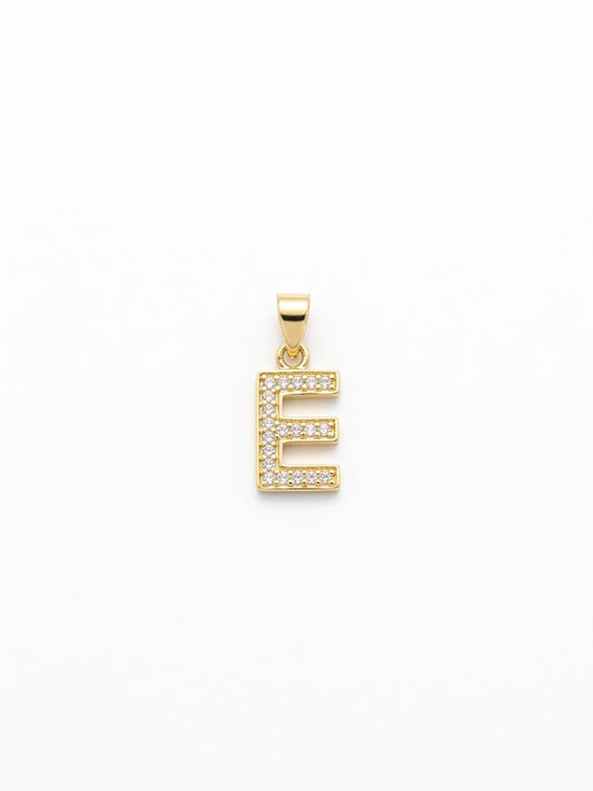 18K Gold Initial Letter Pendant