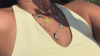 18K Summer Shores Charm Chain