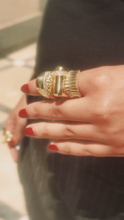 18k Gold Urban ring