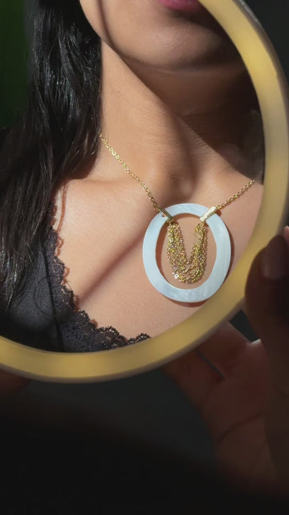 18K Gold Multi-Chain Necklace