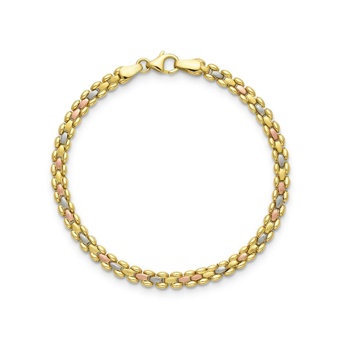 18K Multi-Tone Textured Duo Half Set